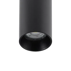 Riippuvalaisin CAN, musta, korkeus 15 cm, Ø 6 cm, metalli, GU10