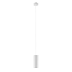 Riippuvalaisin CAN, valkoinen, korkeus 15 cm, Ø 6 cm, metalli, GU10