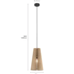 Riippuvalaisin Cone, 1-lamppuinen