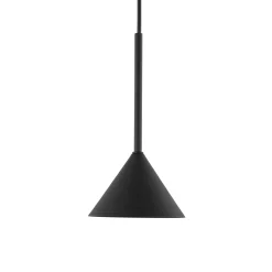 Riippuvalaisin Cono Mini, 1-lamppuinen, Ø 12 cm, musta GU10