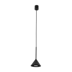 Riippuvalaisin Cono Mini, 1-lamppuinen, Ø 12 cm, musta GU10