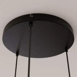 Riippuvalaisin Cubus, Ø 50 cm, 3-lamppuinen, kirkas/hunajainen ruskea, lasi