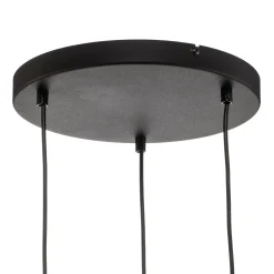Riippuvalaisin Cubus, Ø 50 cm, 3-lamppuinen, kirkas/hunajainen ruskea, lasi