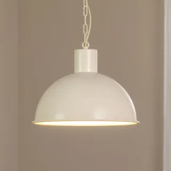 Riippuvalaisin Emoti, beige, 1-lamppuinen, Ø 38 cm