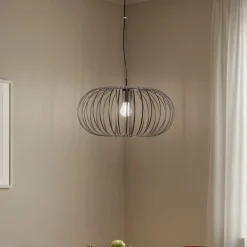 Riippuvalaisin Globe, kahvi, Ø 51 cm, metalli, 1-lamppuinen, E27
