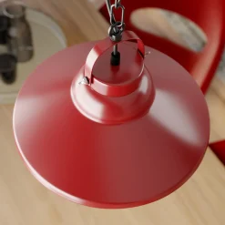 Riippuvalaisin Iron, punainen