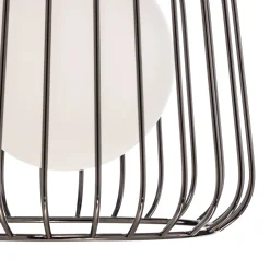Riippuvalaisin Ladore Ø 27 cm, musta-kromi
