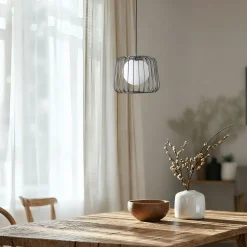 Riippuvalaisin Ladore Ø 27 cm, musta-kromi