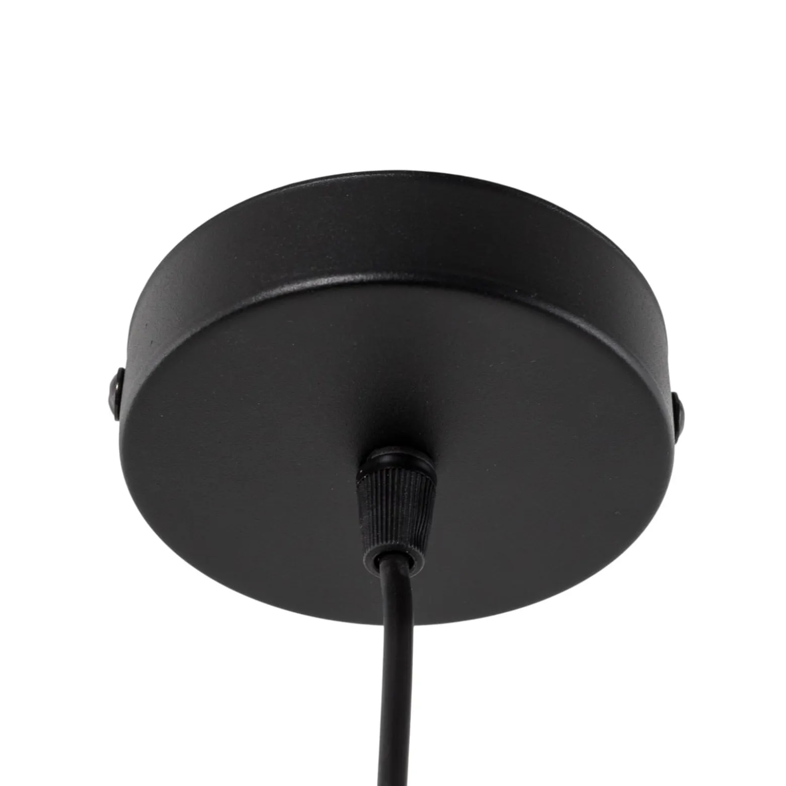 Riippuvalaisin Lantern small, tekstiili, metalli, musta