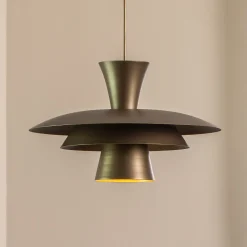 Riippuvalaisin Plato, titaaninvärinen, metalli, Ø 38 cm, E27