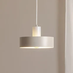 Riippuvalaisin Rif M, taupe, 1-lamppuinen, Ø 25 cm, teräs