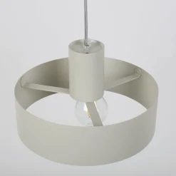 Riippuvalaisin Rif M, taupe, 1-lamppuinen, Ø 25 cm, teräs