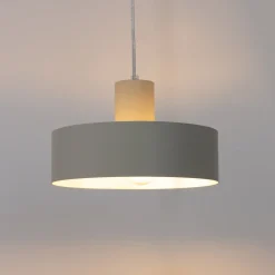 Riippuvalaisin Rif M, taupe, 1-lamppuinen, Ø 25 cm, teräs