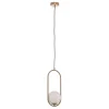 Riippuvalaisin Samba, 1-lamppuinen, beige/valkoinen