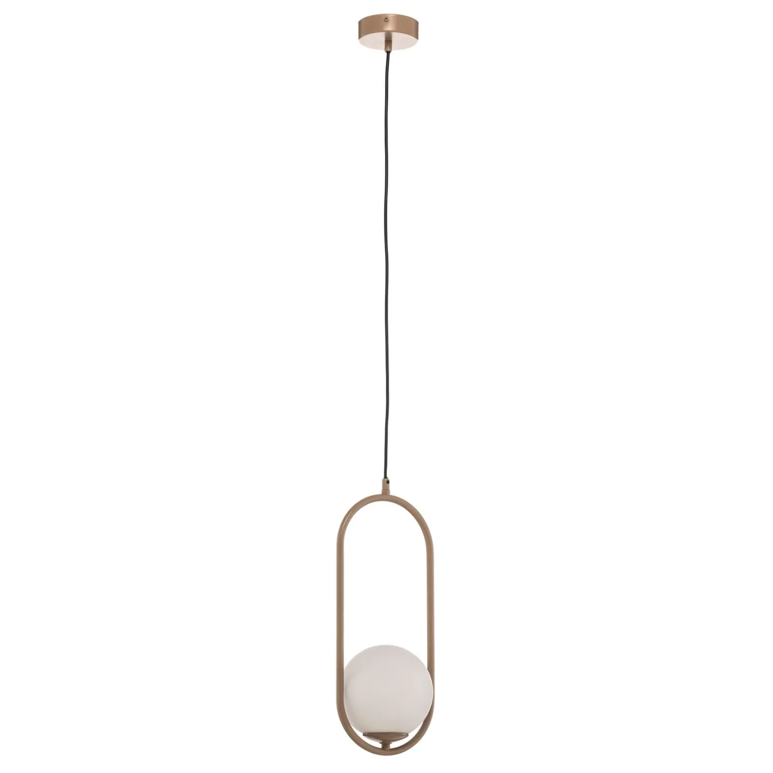 Riippuvalaisin Samba, 1-lamppuinen, beige/valkoinen
