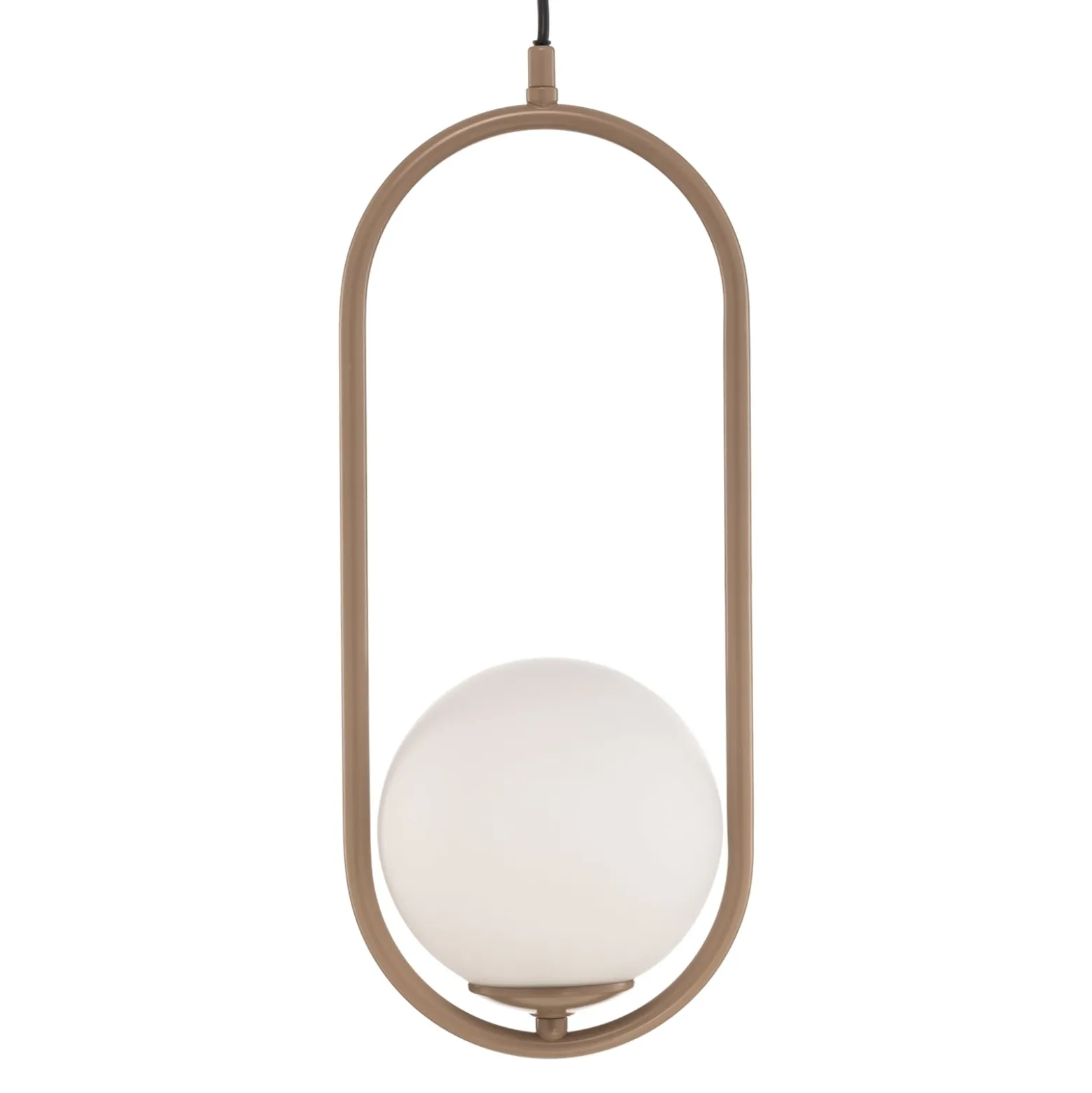 Riippuvalaisin Samba, 1-lamppuinen, beige/valkoinen