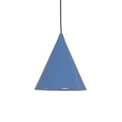 Riippuvalaisin, savusininen, metalli, halkaisija 24 cm, kartiomainen, E27