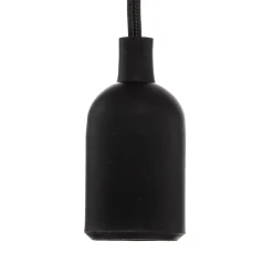 Riippuvalaisin Silicone vain pidikkeellä, musta