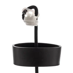 Riippuvalaisin Silicone vain pidikkeellä, musta