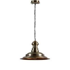 Riippuvalaisin Sivani MR-637, antiikkikulta, metalli, Ø 39 cm