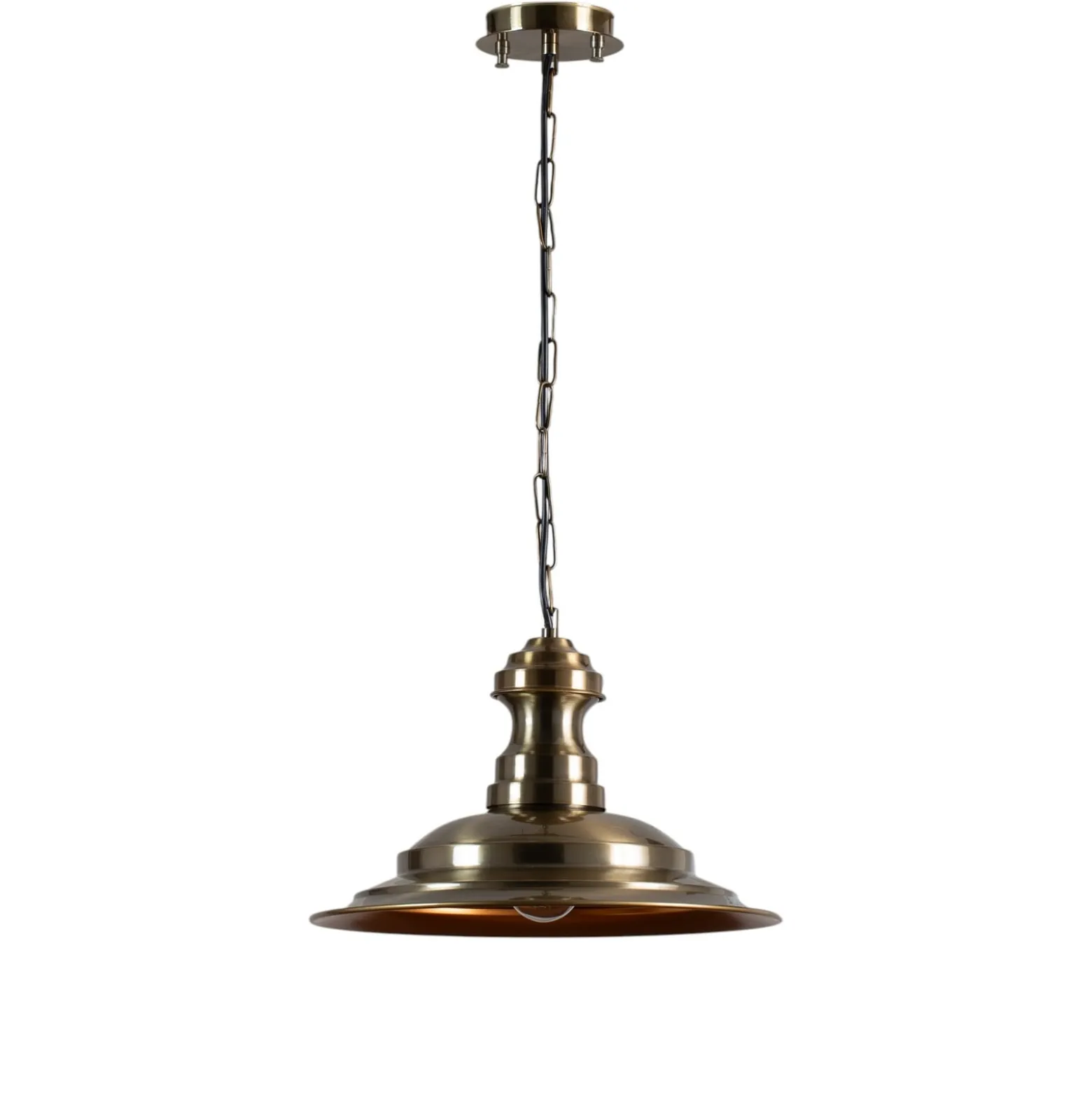 Riippuvalaisin Sivani MR-637, antiikkikulta, metalli, Ø 39 cm