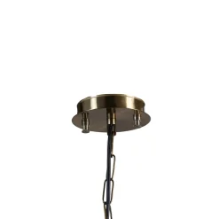 Riippuvalaisin Sivani MR-637, antiikkikulta, metalli, Ø 39 cm