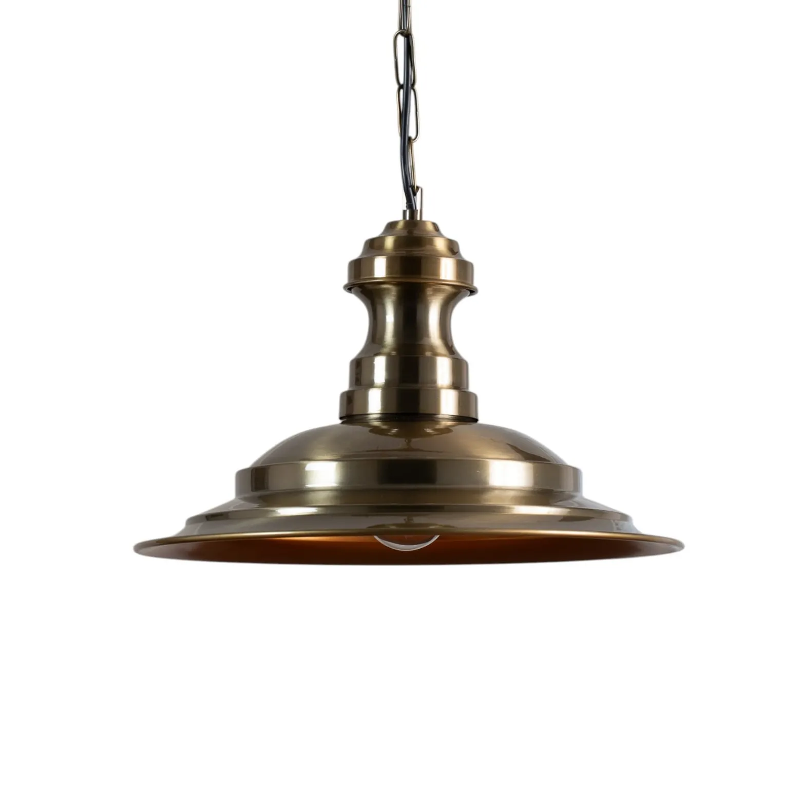 Riippuvalaisin Sivani MR-637, antiikkikulta, metalli, Ø 39 cm
