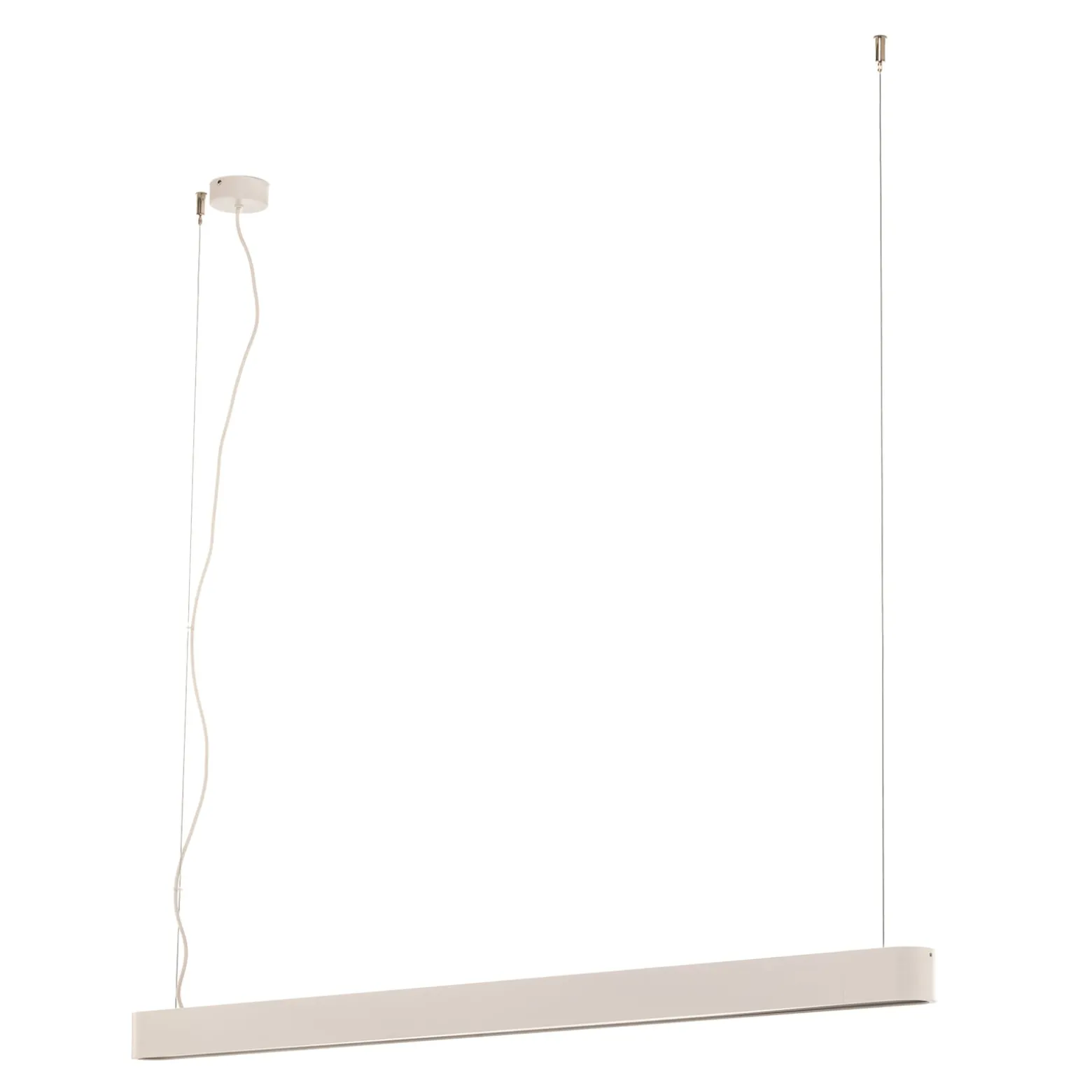 Riippuvalaisin Soft valkoinen 125 cm