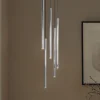 Riippuvalaisin Sopel Lux, 5-lamppuinen, pyöreä, musta/hopea, G9