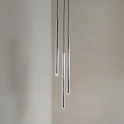 Riippuvalaisin Sopel Lux, 3-lamppuinen, pyöreä, musta/hopea, G9