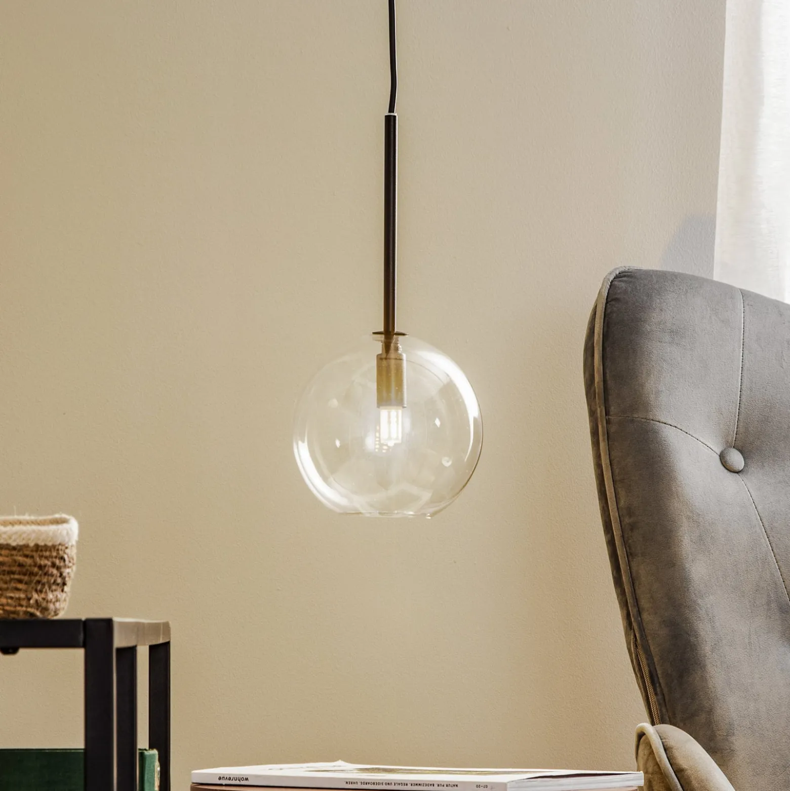 Riippuvalaisin Sphere, 1-lamppuinen, Ø 15 cm