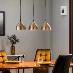 Riippuvalaisin Tattoo 6212 3-valo lineaarinen kultainen