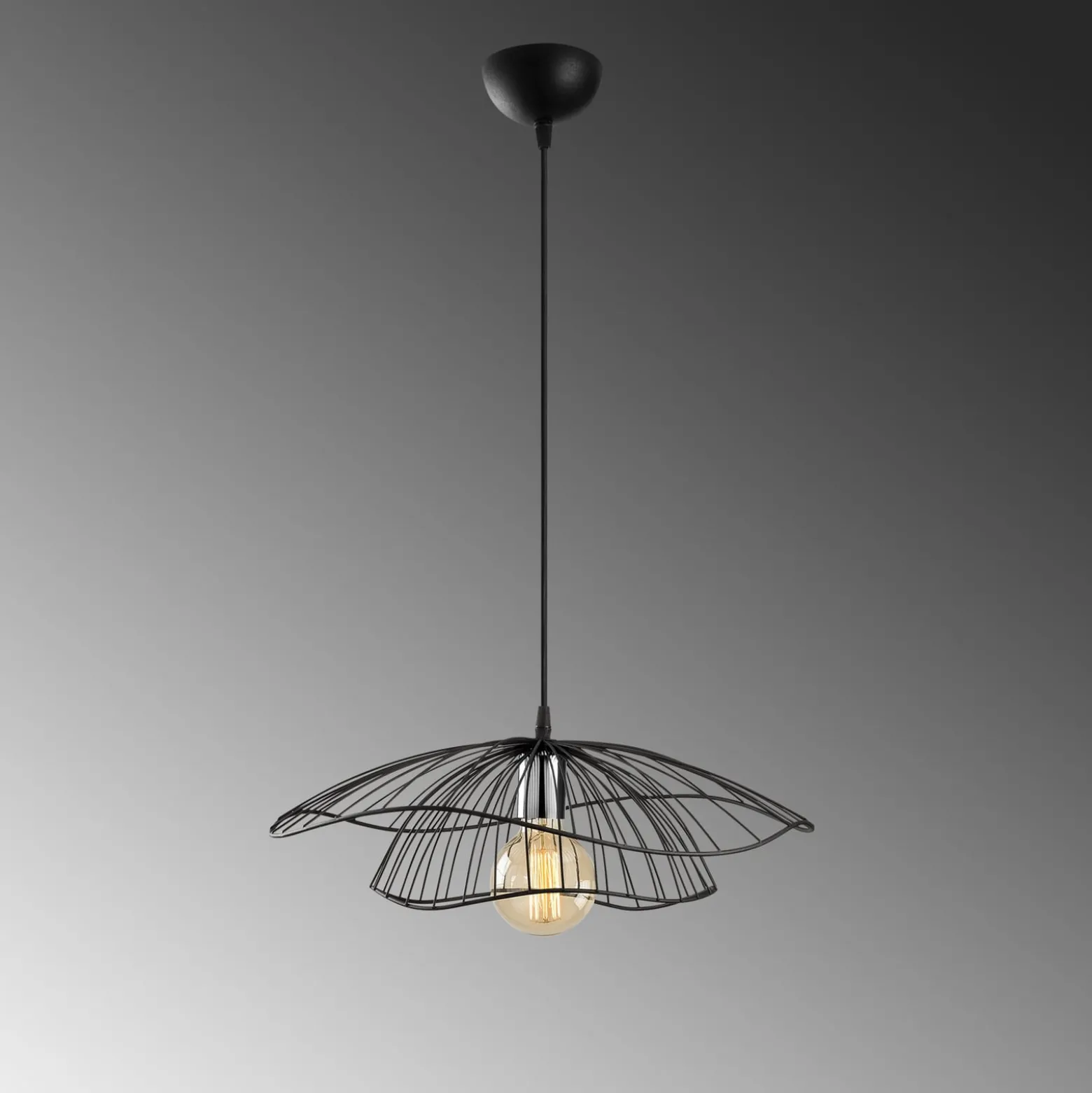 Riippuvalaisin Tel 6500 Ø50cm musta