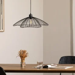 Riippuvalaisin Tel, musta, metalli, Ø 50 cm, metalli
