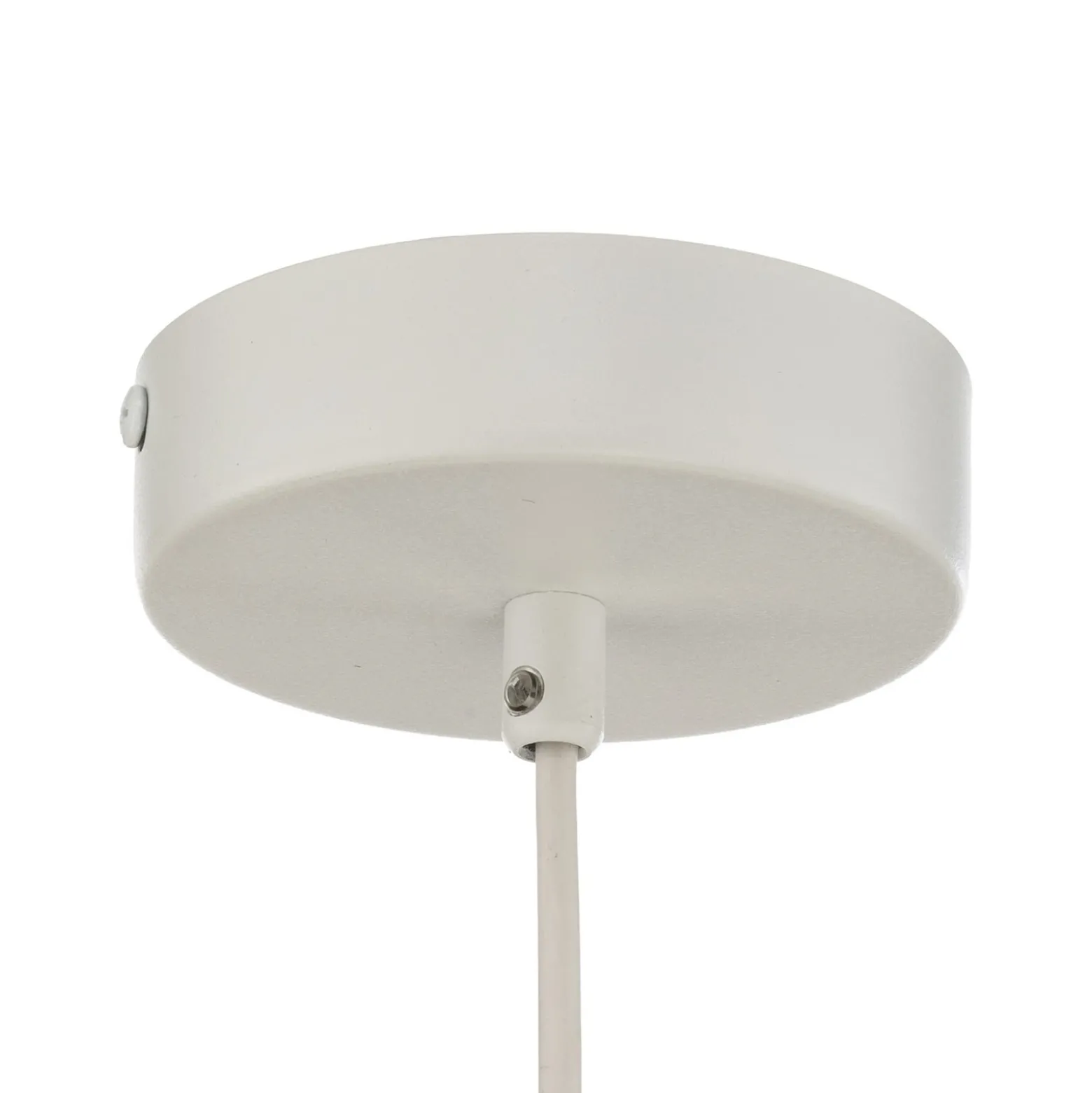 Riippuvalaisin Vitrum round, valkoinen, sylinterimäinen, Ø 27 cm