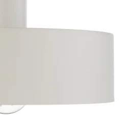Riippuvalaisin Vitrum round, valkoinen, sylinterimäinen, Ø 27 cm