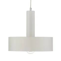 Riippuvalaisin Vitrum round, valkoinen, sylinterimäinen, Ø 27 cm