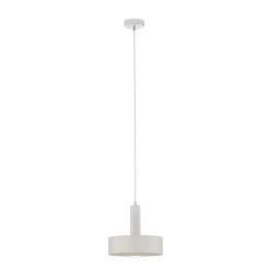 Riippuvalaisin Vitrum round, valkoinen, sylinterimäinen, Ø 27 cm