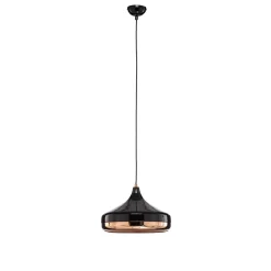 Riippuvalaisin Yildo 253-S 1-valo Ø36cm musta/kupari
