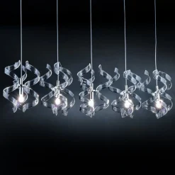 Riippuvalo Crystal, 5-lamppuinen