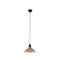 Riippuvalo Dilberay 327-S 1-lamppuinen keltainen/musta lasi Ø 28 cm