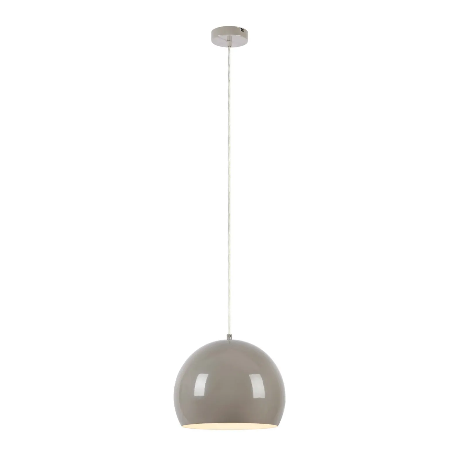 Riippuvalo Pop, Ø 28 cm, greige, metalli