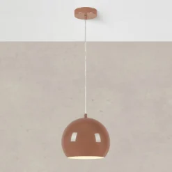 Riippuvalo Pop, Ø 20 cm, ruskea, metalli