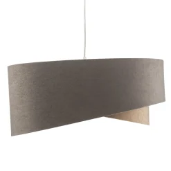 Riippuvalo Vivien kolmivärinen harmaa/beige/kulta