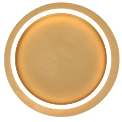 Ringlux LED-kattovalaisin, kullanvärinen, Ø 32 cm, metallia