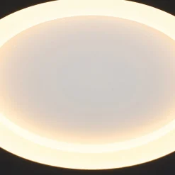 Ringo-LED-kattovalaisin, halkaisija 39 cm, musta/valkoinen, rauta/akryyli, CCT