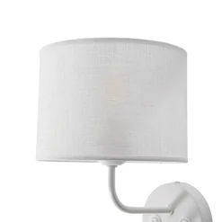Roller seinävalaisin, valkoinen, kangas, lukuvalo, lukuvalo