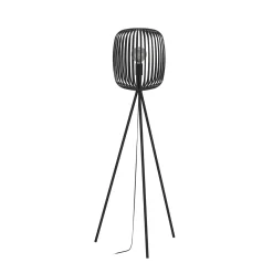 Romazzina-lattiavalaisin, musta, korkeus 141 cm, metalli, E27