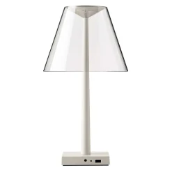 Rotaliana Dina+ T1 LED ladattava pöytävalaisin kermainen