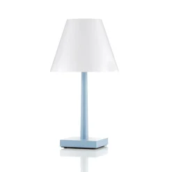 Rotaliana Dina+ T1 LED-ladattava pöytävalaisin, sininen